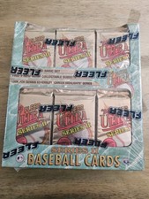 1993 Fleer Ultra Series 2 MLB Baseball Packs Factory Sealed Box 36 Packs. Rare!