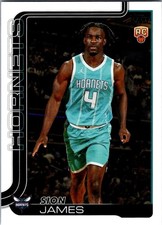 2025-26 Topps Basketball - Sion James - #233 Base Rookie Card Charolette Hornets