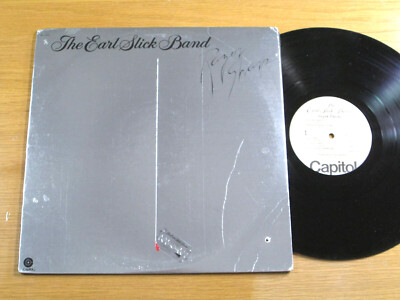 70s ROCK LP - THE EARL SLICK BAND - CAPITOL 11570 - ''RAZOR SHARP''