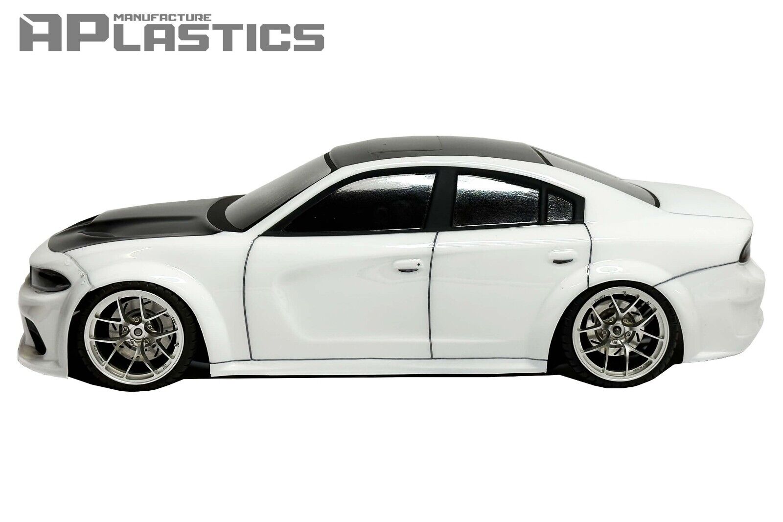 RC Body Car Drift 1:10 Dodge Charger 2022 SRT 22 style APlastics New Clear Shell - Picture 11 of 12