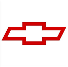 Chevrolet Chevy Heartbeat bowtie Die cut vinyl decal sticker 22"