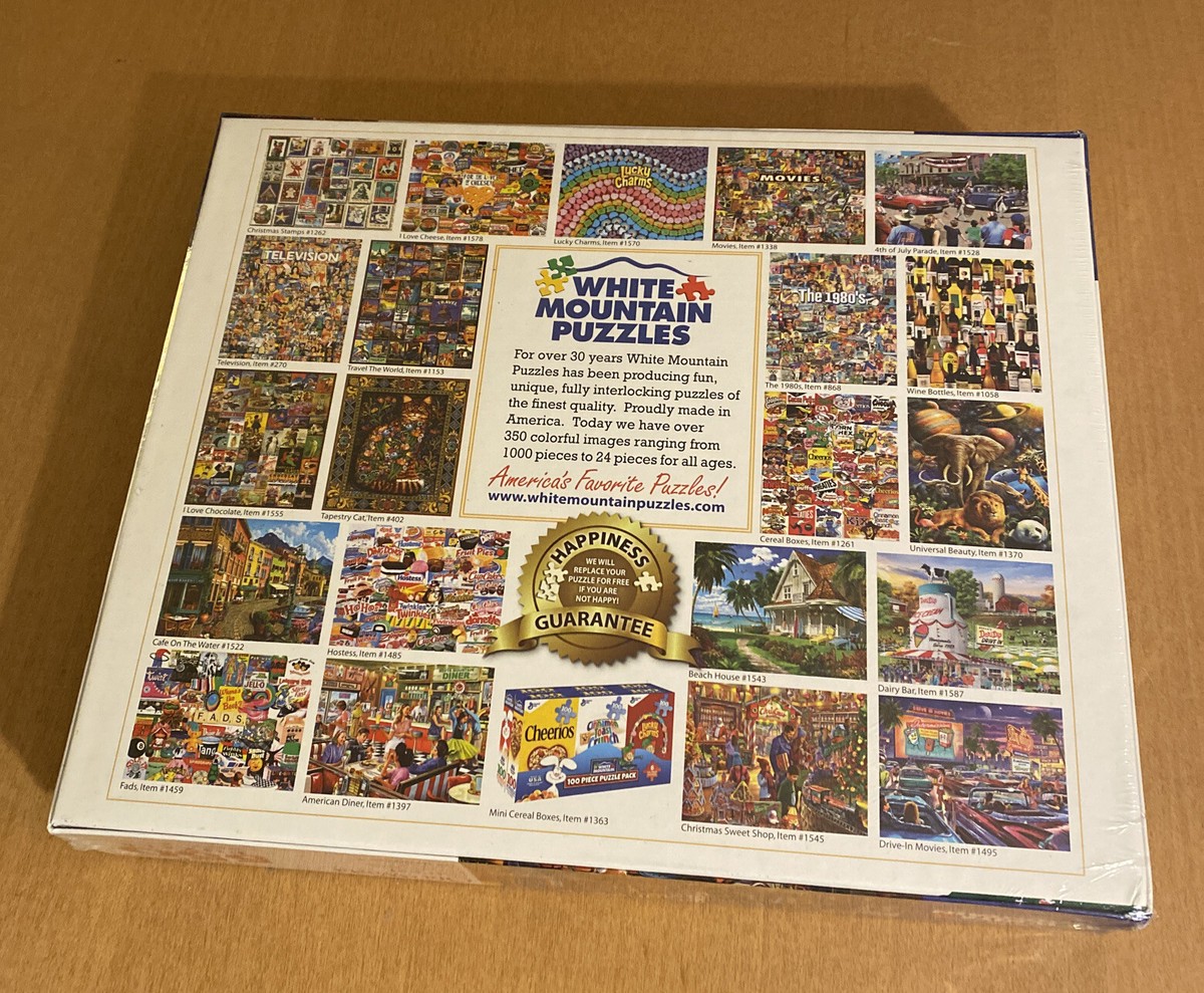 White Mountain 550 Piece Puzzle Old World Street: #1542 | eBay