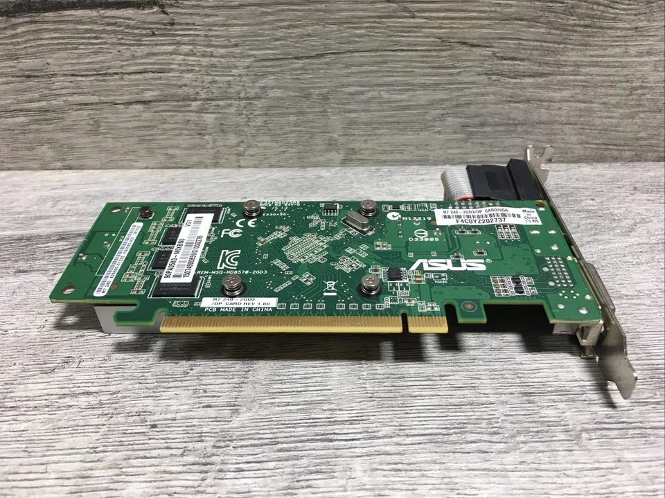 ASUS AMD Radeon R7-240-2GD3 Video Graphics Card  #N18-30 - Image 3 of 4