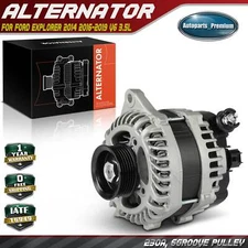 New Alternator for Ford Explorer 2014 2016-2019 V6 3.5L 230A 12V CW 6-Grooves