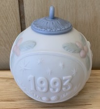 Lladro 1993 Porcelain Christmas Ornament Limited Edition Vintage