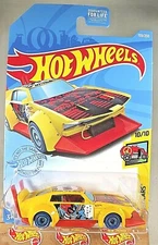 2021 Hot Wheels #159 HW Art Cars 10/10 MAD MANGA Yellow w/Blue AD Spoke Wheels