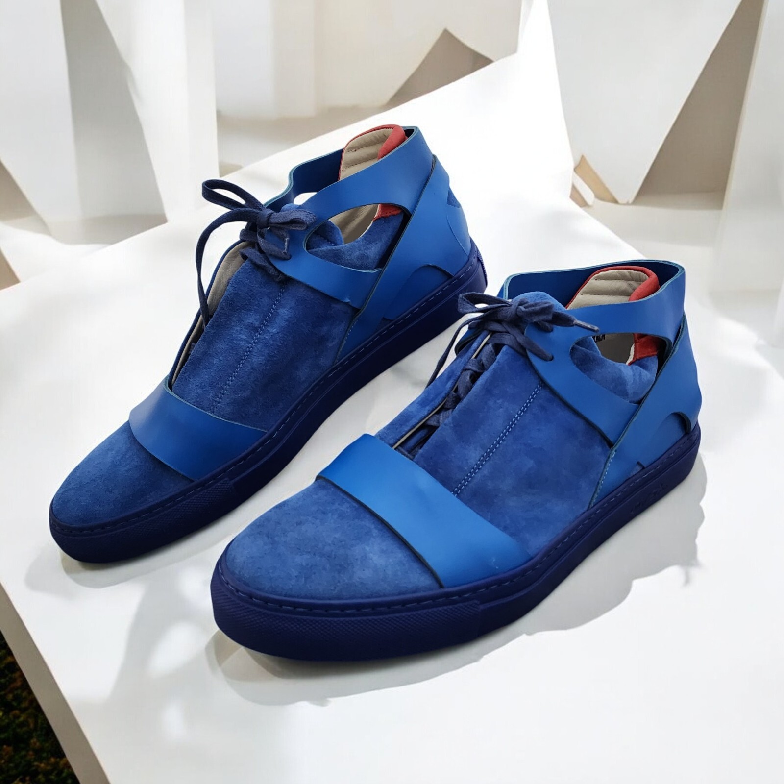 Erik Bjerkesjö x Del Toro Cross Trainer Men's SZ 13 Leather Suede Sneaker Italy