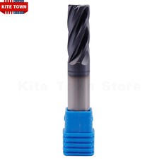 5 Flute 1/2" x 1-1/4" x 3" Carbide End Mill - .030" Corner Radius - AlTiN Coated