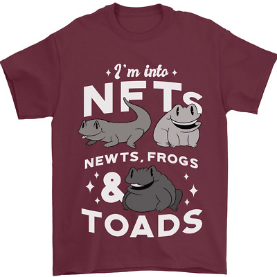 Nft Newts Frösche Kröten Herren T-Shirt 100% Baumwolle