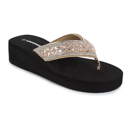 bling flip flops size 11