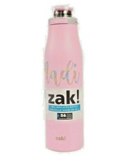 Custom Personalized 29 oz ZAK Insulated Hydration Water Bottle Pink NEW