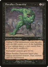 Parallax Dementia 1x FOIL MtG FOIL Nemesis SP/NM