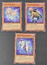 Yugioh TCG - 3x Ghostrick Card Lot - PRIO-EN022 - LP/NM - 1st Collection - 2015