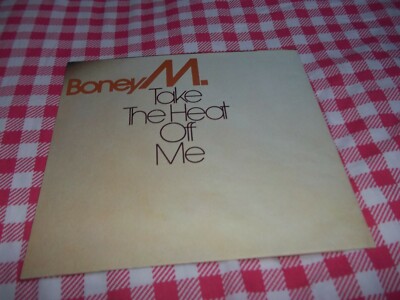 BONEY M. TAKE THE HEAT OFF ME/FOLDED COVER/1978/GERMANY/VG+RIESEN POSTER!!!