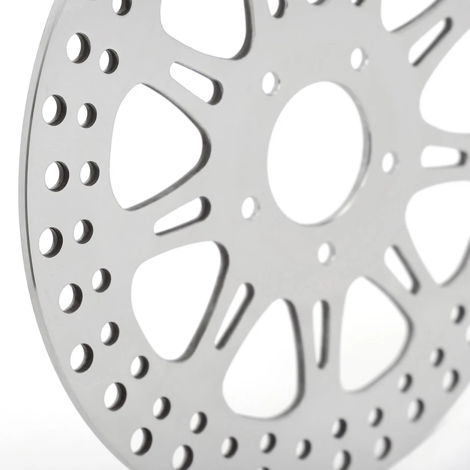 Pulido 11.5" Delantero Trasero Rotores Pastillas Pernos Heritage Softail Deluxe 00-07 Foto 4 de 4