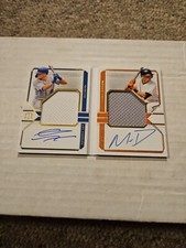 GAVIN LUX  M. DUBON 2020 NATIONAL TREASURES DUAL BOOKLET AUTO PATCH RC /99