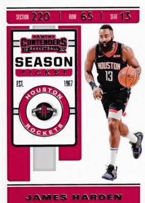 2019-20 CONTENDERS BASKETBALL JAMES HARDEN HOUSTON ROCKETS C5928-4
