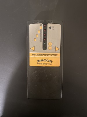 Zircon Studsensor Pro Hand Held Light Up Stud Finder Color Yellow 50783 Tested