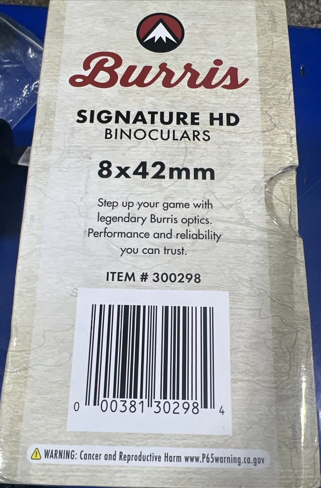 Burris Signature HD 8x42 Green Binoculars 300298 NEW - Image 4 of 4