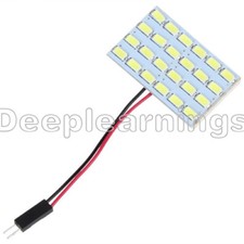 12V 3W 24x 5730 SMD LED Light Panel Board Car Interior Dome Reading Lamp Light