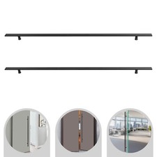 Double Sided Stainless Steel Door Handle Commercial Pull Push Barn Door Handles