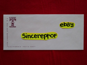 Death Row Records Original Business Envelope Suge Knight Tupac Pac Vintage Rare