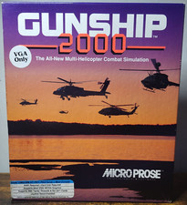 Gunship 2000 (1991) | Micro Prose | BIG BOX P...