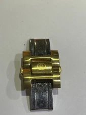 Authentic Gucci 9040m replacement Deployment Buckle Replacement  Gold Tone lock