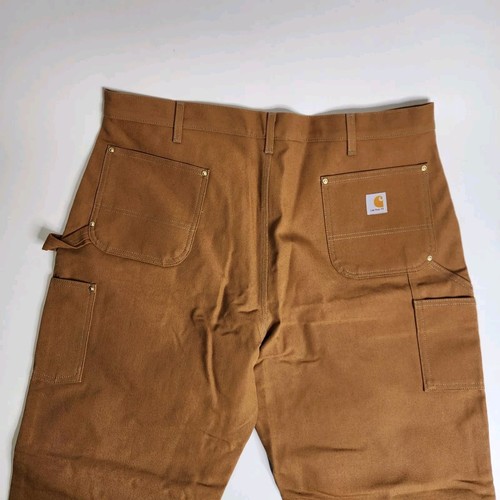 Carhartt Utility Double Knee Pants Duck Helmets to Hardhats B01 BRN Size 42 x 34 - Picture 9 of 9