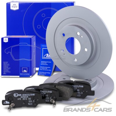 ATE BREMSSCHEIBEN Ø302 +BELÄGE HINTEN FÜR CITROEN C4 PEUGEOT 4008 MITSUBISHI ASX