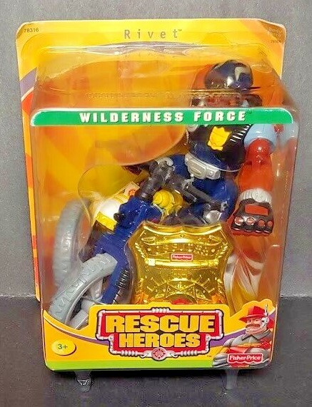 Error! NEW 2001 FISHER PRICE RESCUE HEROES Wilderness FORCE KENNY