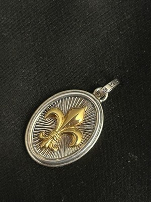Thomas Sabo Anhänger RARITÄT Bourbonische Lilie Silber Gold EDEL
