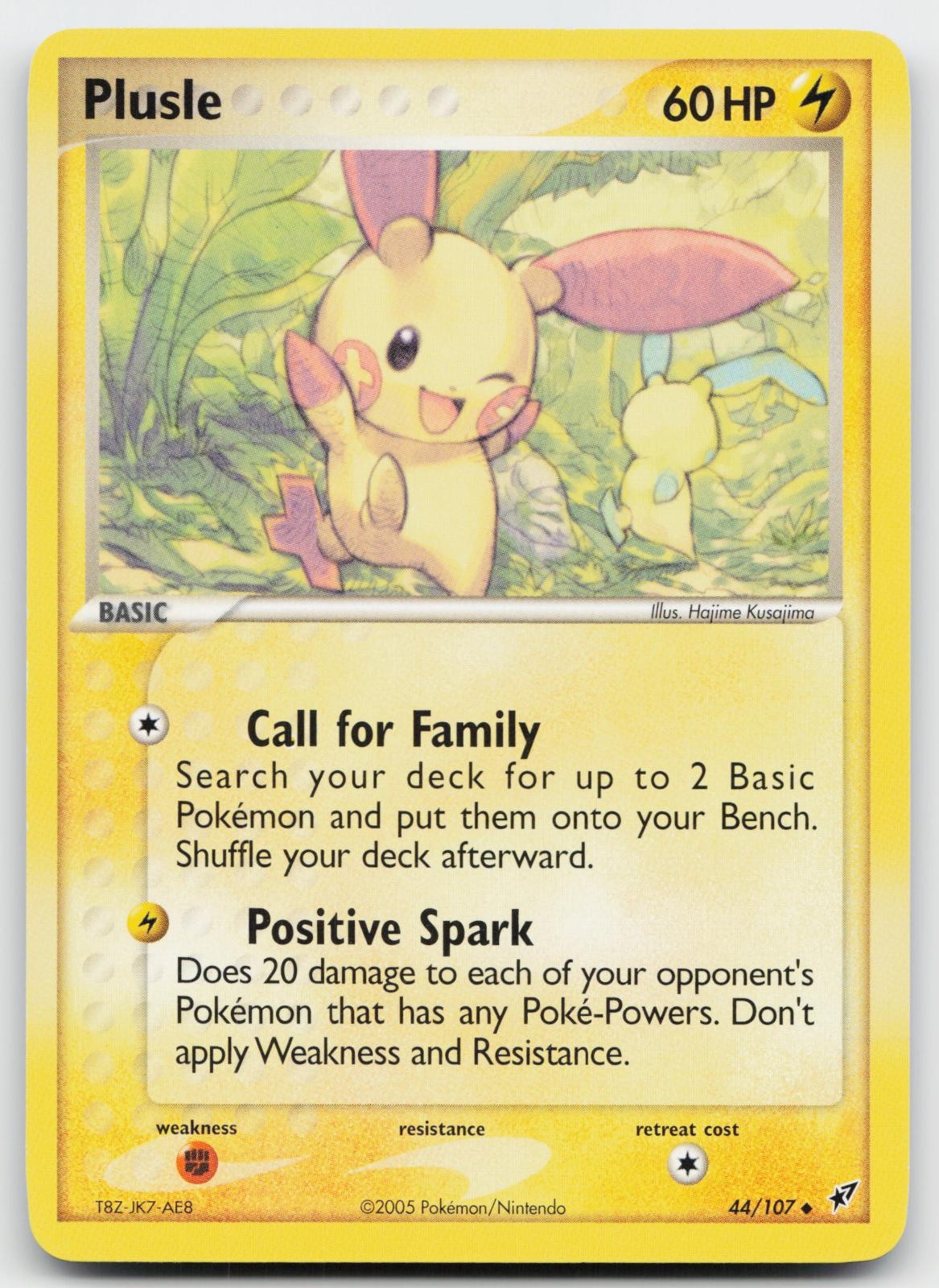 Plusle 44/107 Uncommon Deoxys Pokemon Lightly Played