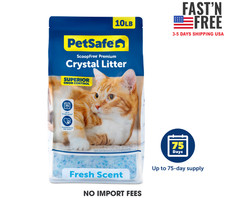 PetSafe ScoopFree Premium Fresh Crystal Cat Litter, 10 lb Bag, Odor Control