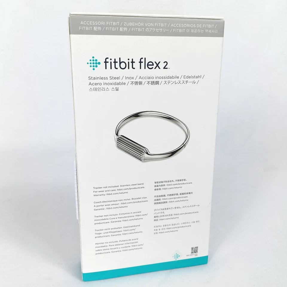 Brazalete Brazalete Original Fitbit Flex 2 Acero Inoxidable Metal Banda PEQUEÑO Pequeño Foto 2 de 4