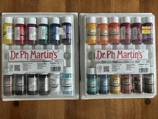 Bombay India Ink (Sets 1 & 2)  24 Colors, 24- 0.5oz Bottles Dr PH Martin’s