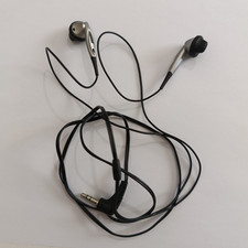 Original Philips Black and Silver Vintage Earphones for Remote MD CD Player
