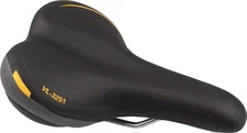 Velo Plush Pace Saddle - Steel, Black, Men's