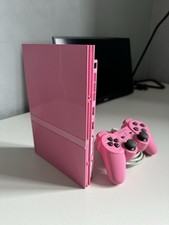 Sony PlayStation 2 Slim Pink Limited Edition Console + Controller – Working