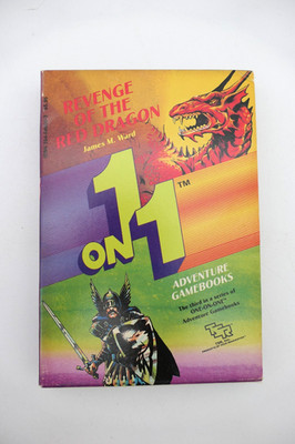 1 on 1 Revenge of the Red Dragon Adventure Book Tabletop Buch / 1985 AD&D TSR