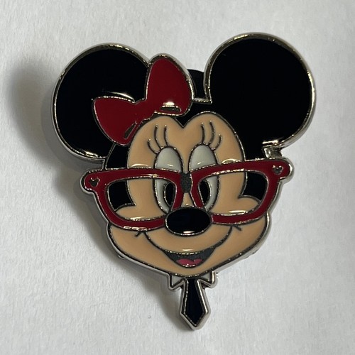 Disney Parks Minnie Mouse Nerd Pin Nerds Rock Trading Red Glasses Tie 2012