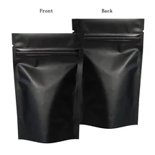 High Quality 100Pcs Heat Seal Zip Lock Package Bags Aluminum Foil Mylar Tear Not