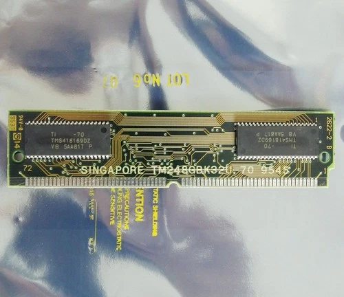 Texas Instruments TM248GBK32U-70 8MB 70ns 72-pin SIMM EDO RAM