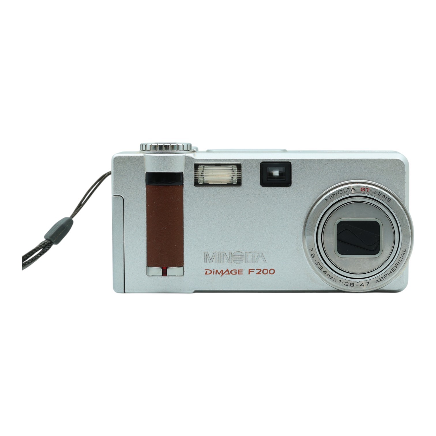 Minolta Dimage F200 Digitalkamera Kamera digital silber