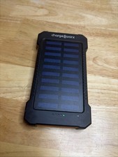 Chargeworx 10000mAh Premium Weatherproof Solar Power Bank with Built-In Dual USB