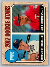 2017 Topps Heritage #179 James Beresford / Alex Wimmers Bright Yellow Backs *TW