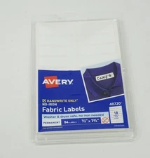 Avery 40720 No-Iron Fabric Labels