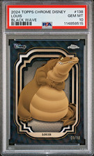 LOUIS #138 2024 Topps Chrome Disney BLACK WAVE REFRACTOR🔥01/10 PSA 10 GEM MINT