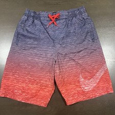 Nike Horizon 9-Inch Volley Shorts Trunks Men's Swimwear University Red Sz Small