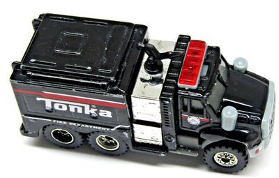 #ad #ad 2012 Hasbro Tonka Fire Department Water Cannon Pumper Truck Black Rare Diecast $10.95